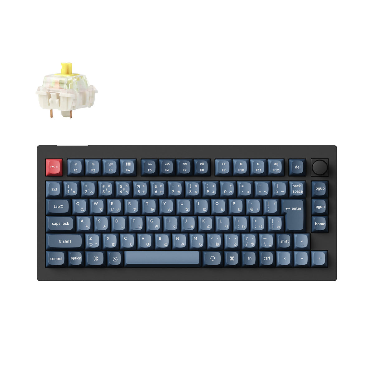 Keychron V1 Max QMK/VIA ワイヤレス カスタム メカニカルキーボード 