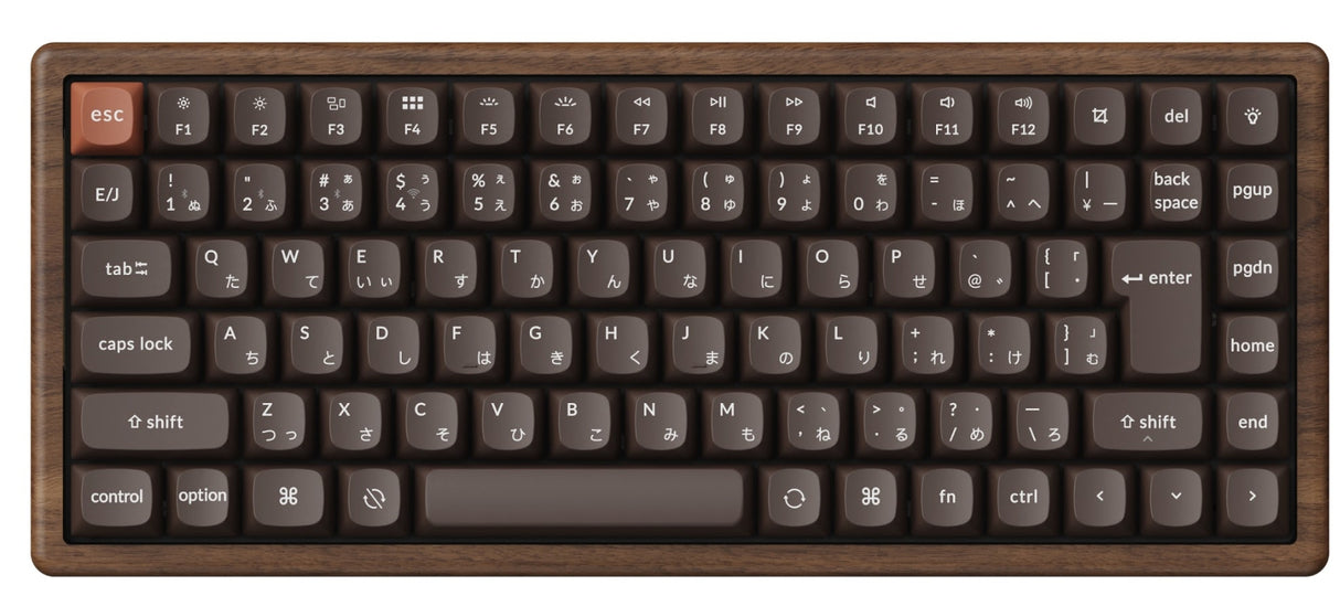Keychron K2 HE 無線磁気スイッチカスタムキーボード All-Wood Special Edition 日本語配列