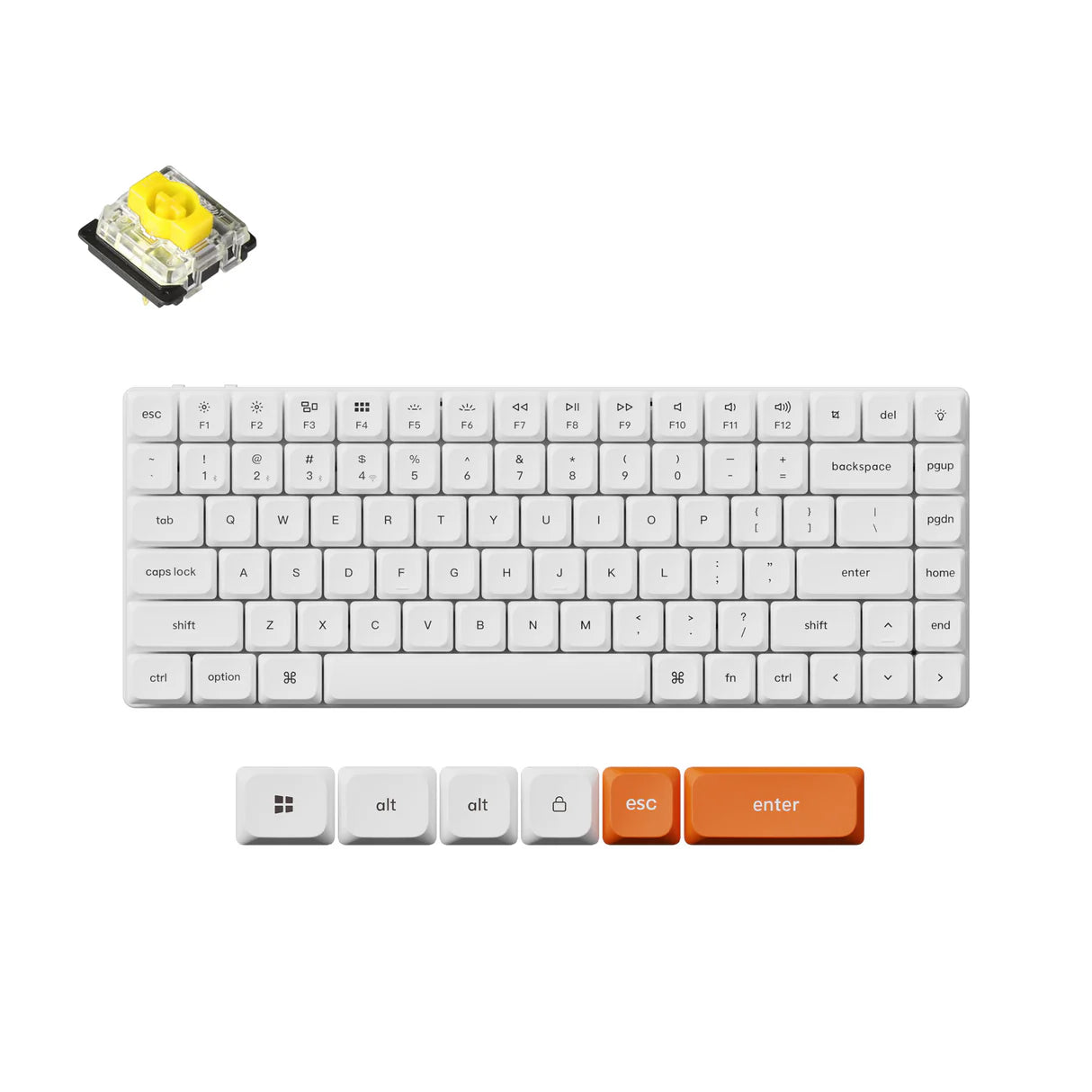 Keychron K3 Max QMK/VIA ワイヤレス カスタム メカニカルキーボード(US ANSI 配列)