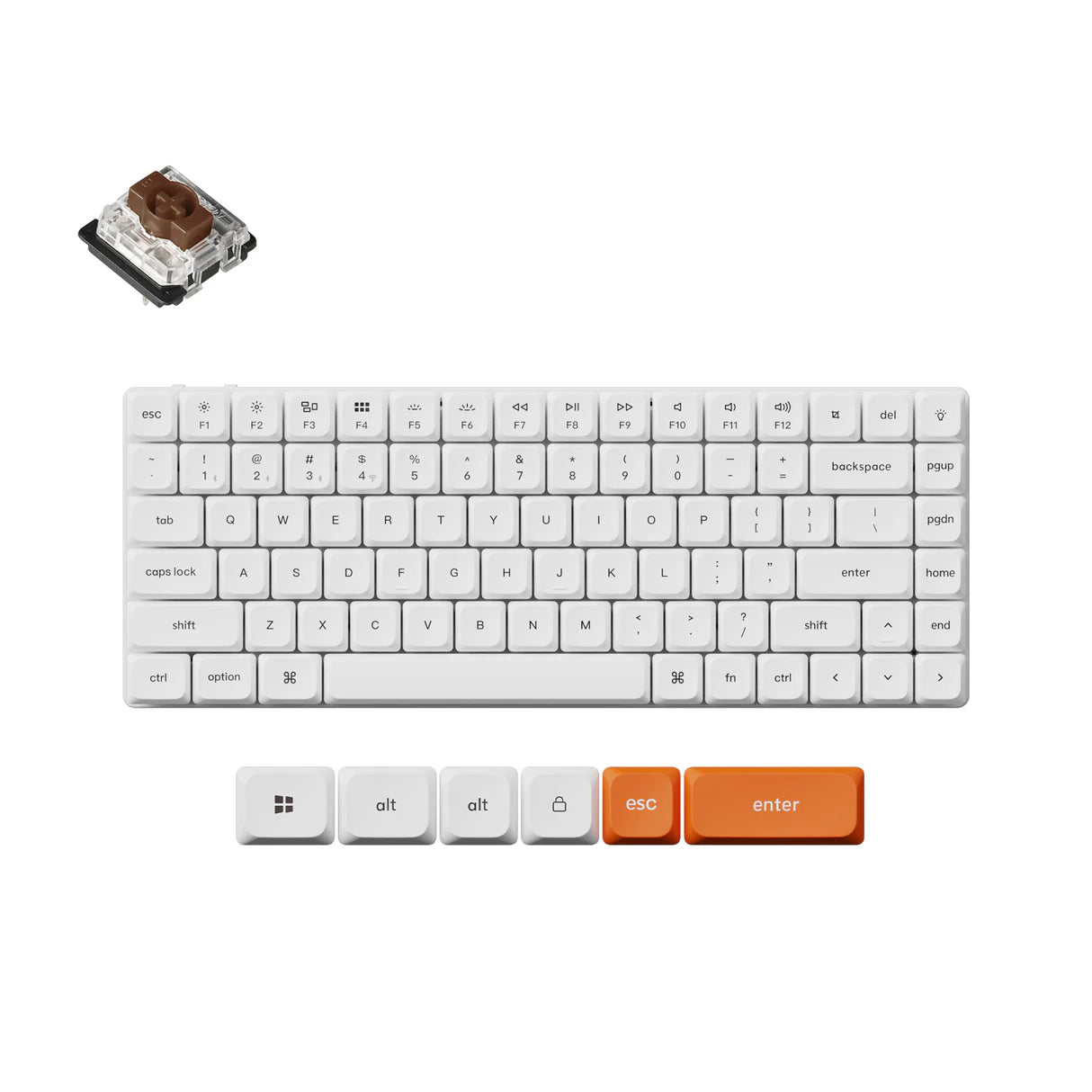 Keychron K3 Max QMK/VIA ワイヤレス カスタム メカニカルキーボード(US ANSI 配列)
