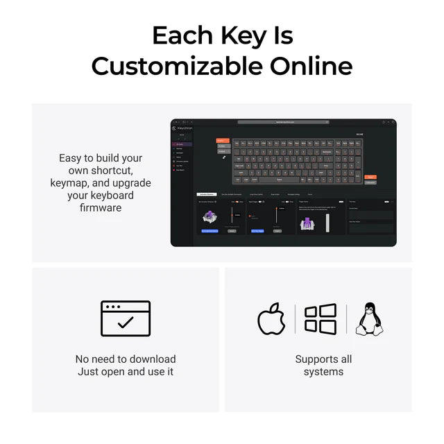 Keychron K4 HE 無線磁気スイッチカスタムキーボード 日本語配列