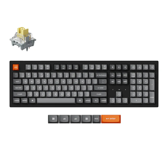 Keychron K10 Max QMK ワイヤレスメカニカルキーボード