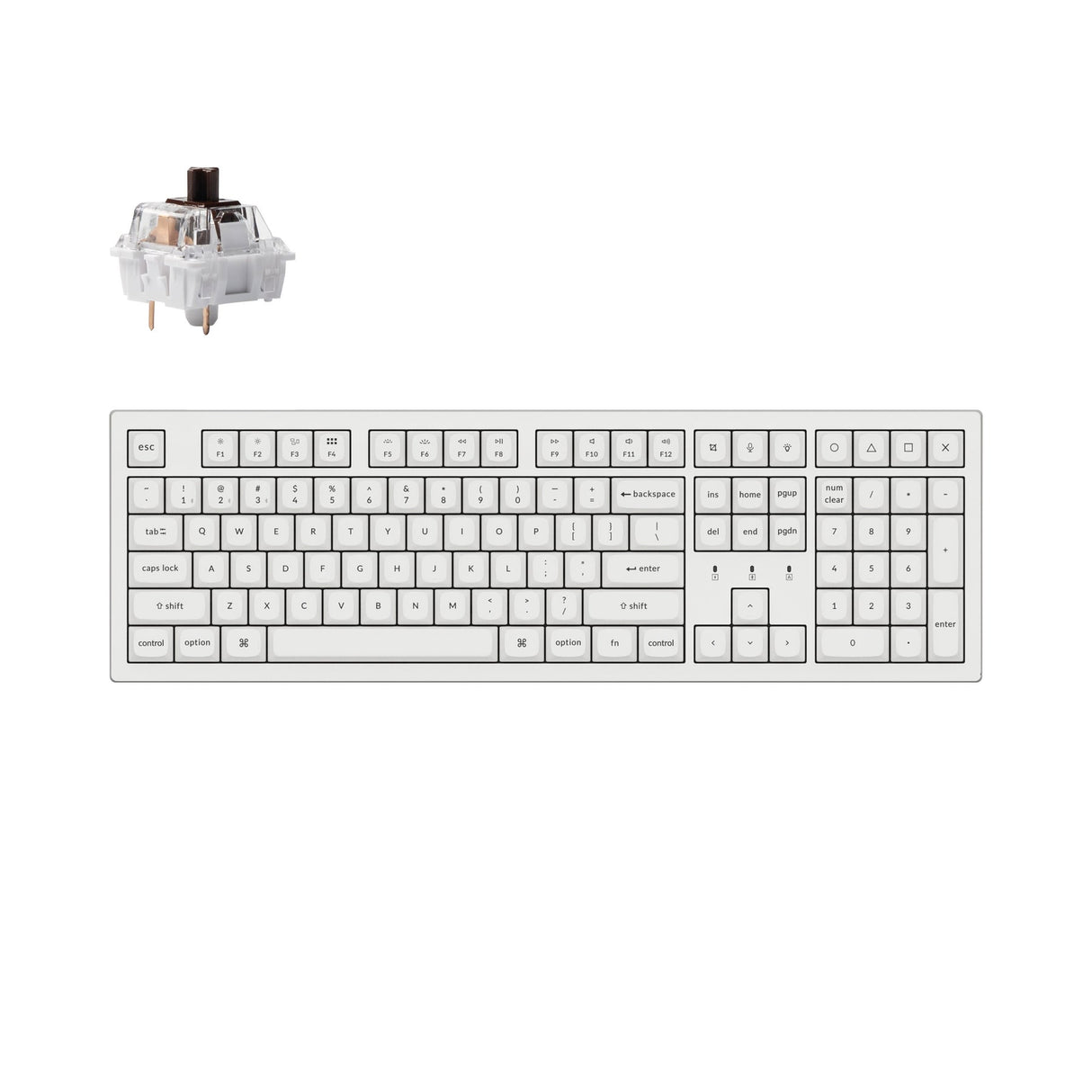 Keychron K10 Pro QMK/VIA ワイヤレスカスタムメカニカルキーボード(US ANSI 配列)