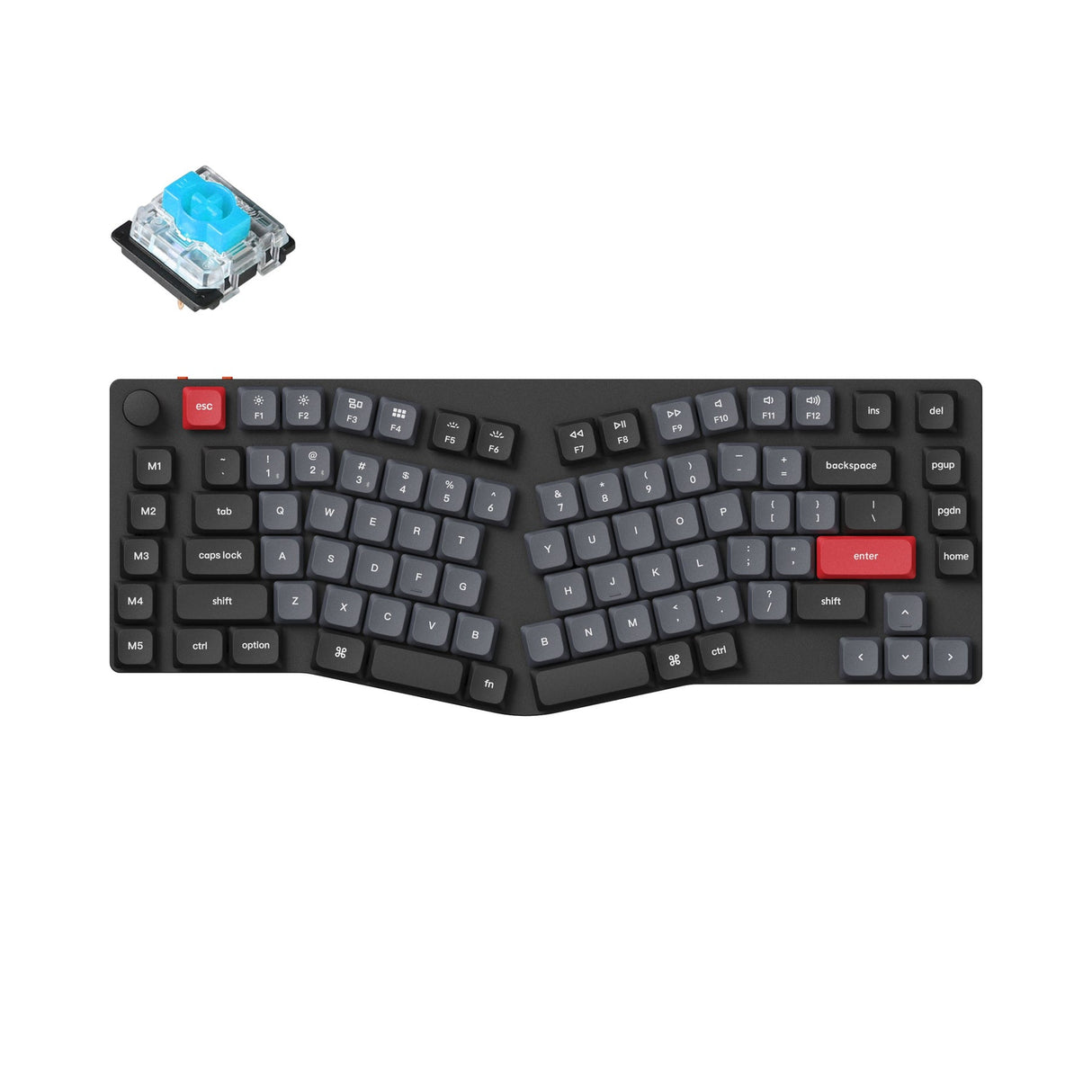 Keychron K15 Pro (Alice レイアウト) QMK/VIA ワイヤレス カスタム メカニカル キーボード(US ANSI 配列)