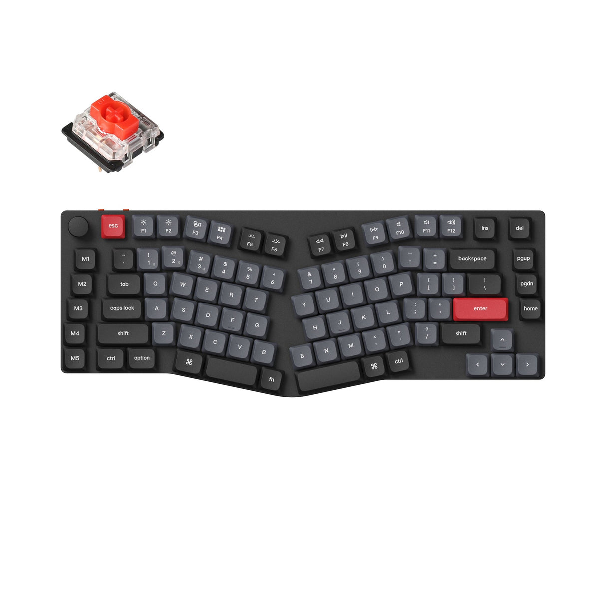 Keychron K15 Pro (Alice レイアウト) QMK/VIA ワイヤレス カスタム メカニカル キーボード(US ANSI 配列)