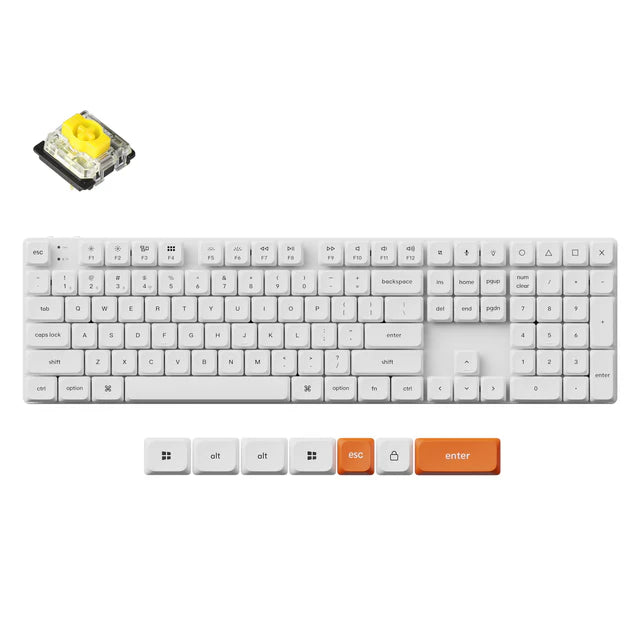 Keychron K5 Max QMK/VIA ワイヤレス カスタム メカニカルキーボード(US ANSI 配列)