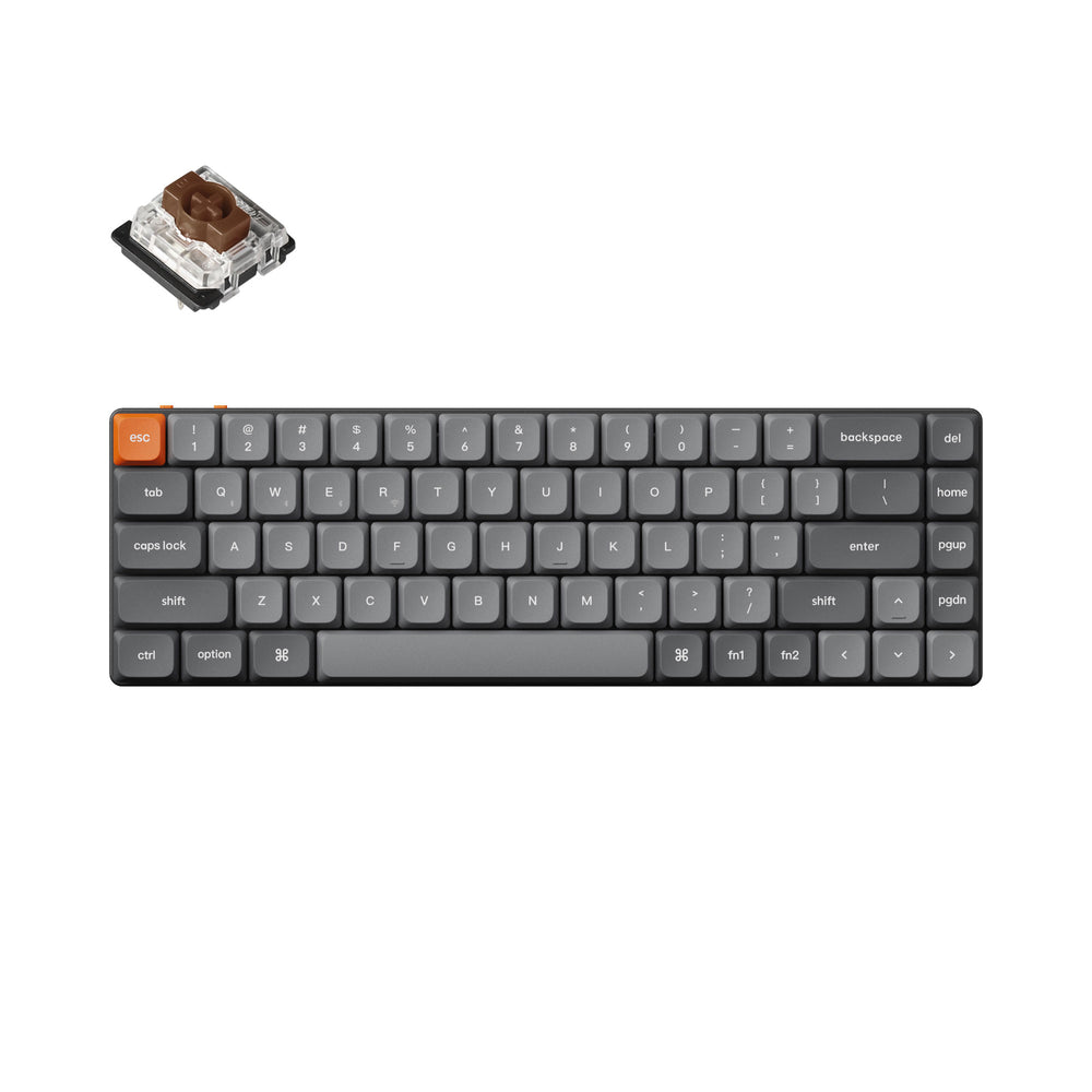 Keychron K7 Max QMK/VIA ワイヤレス カスタム メカニカルキーボード(US ANSI 配列)
