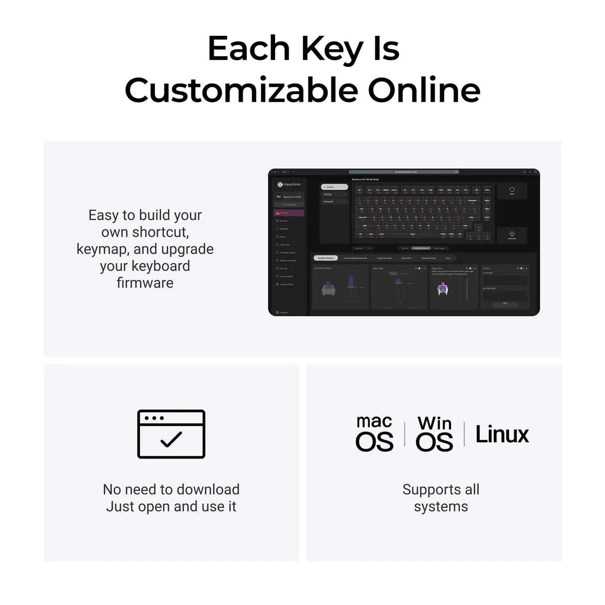 Keychron Q1 HE 8K 磁気スイッチキーボード