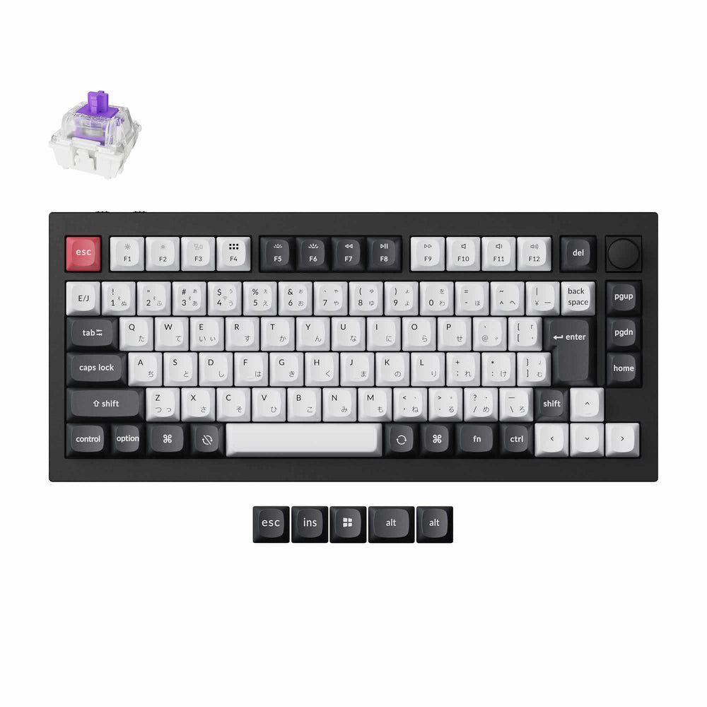 Keychron Q1 HE QMK ワイヤレス カスタム キーボード(JIS配列)