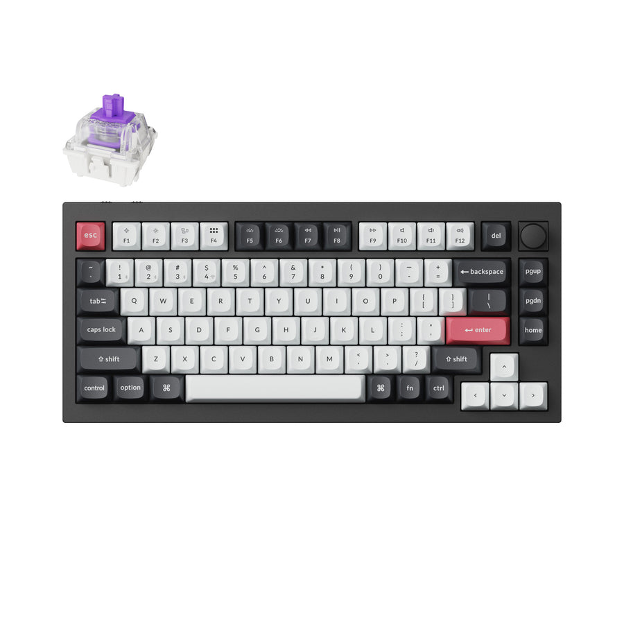 Keychron Q1 HE QMK ワイヤレス カスタム キーボード（US ANSI 配列 