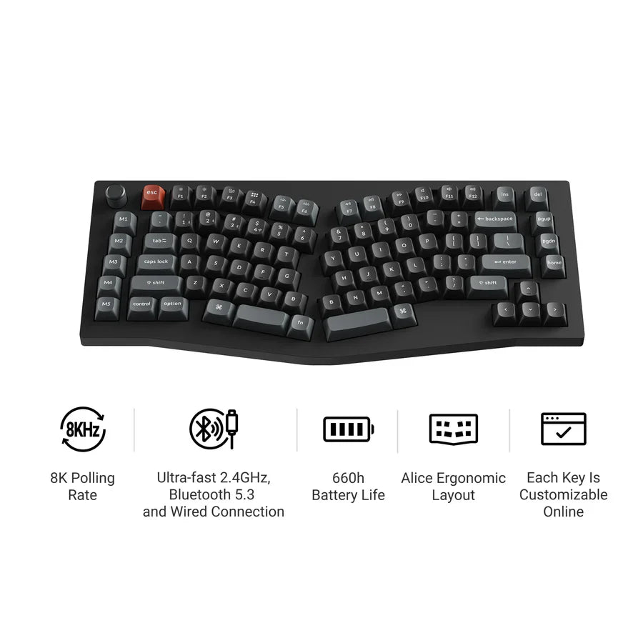 Keychron V10 Ultra 8K ワイヤレスカスタムメカニカルキーボード