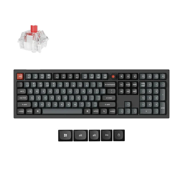 Keychron V6 8K QMK 有線メカニカルキーボード