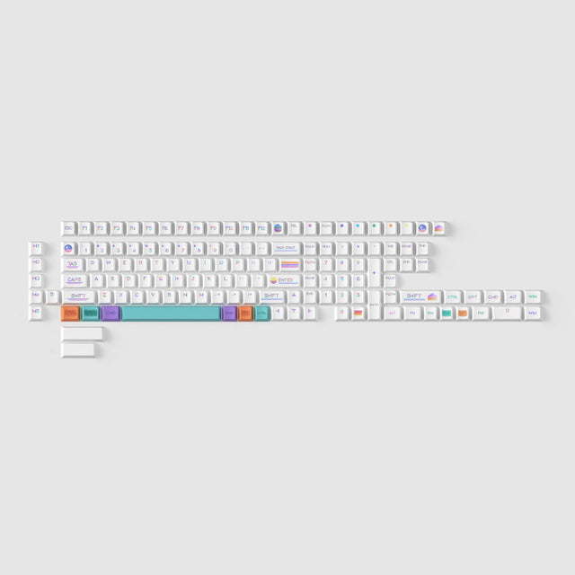 Pixel Sunset - Cherry Profile Dye-Sub PBTフルキーキャップセット
