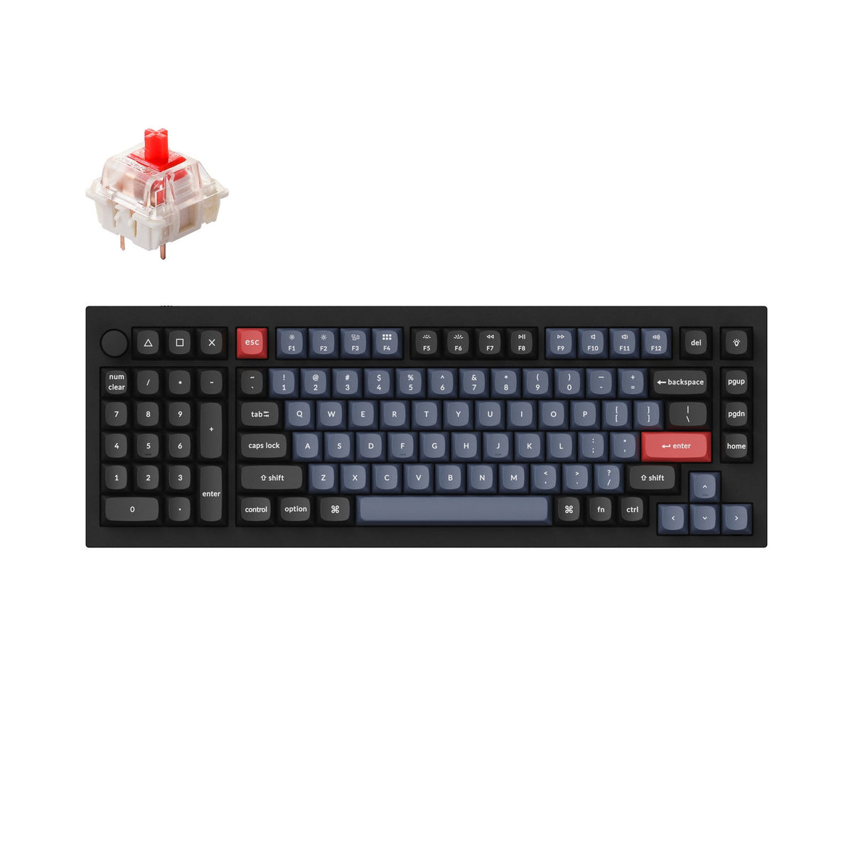 Keychron Q12 QMK カスタムメカニカルキーボード（US ANSI 配列 