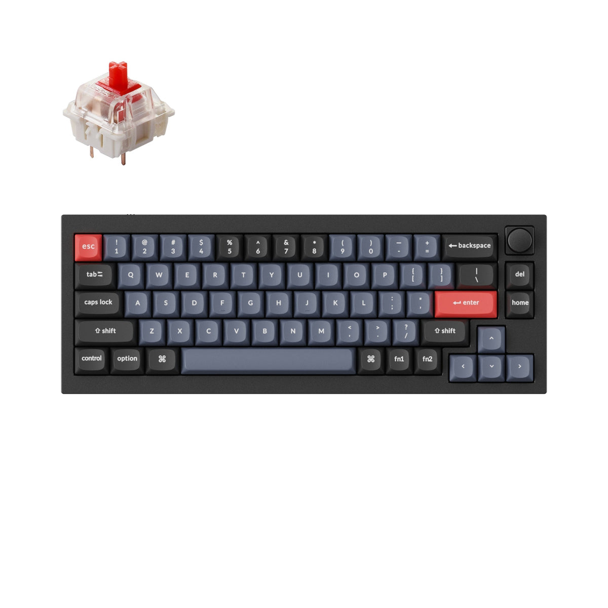 Keychron Q2 QMK カスタム メカニカル キーボード（US ANSI 配列 