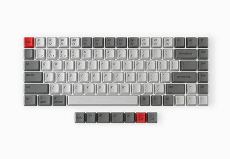 Keychron K2 PBT レトロMacキーキャップ、チャーム付き