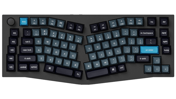 Keychron V10 (Alice) メカニカルキーボード（US配列）青軸