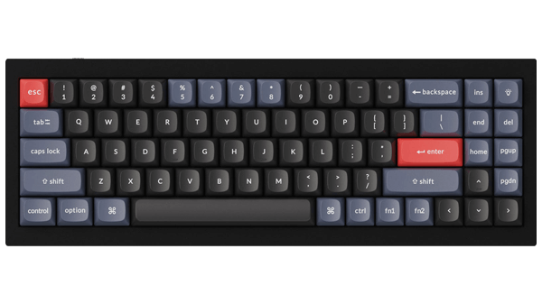 [ほぼ未使用美品]Keychron Q8 メカニカルキーボード 本体 Keychron Q8 Pro（アリスレイアウト）QMKカスタムメカニカル