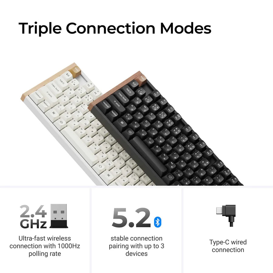 Keychron K8 HE ワイヤレス 磁気センサースイッチ カスタムキーボード 日本語配列