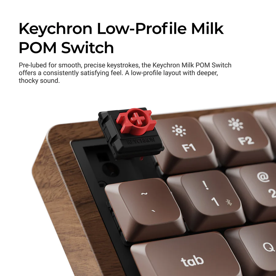Keychron K3 Max QMK ワイヤレス・カスタムメカニカルキーボード - オールウッド スペシャルエディション