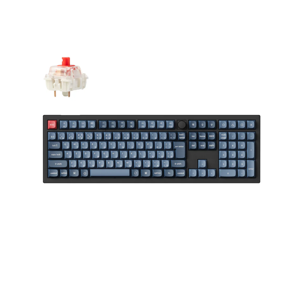 Keychron V6 Max QMK/VIA ¥磻¥ä¥쥹 ¥«¥¹¥¿¥à ¥ᥫ¥˥«¥륭©`¥ܩ`¥ɣ¨JIS ÅäÁУ©