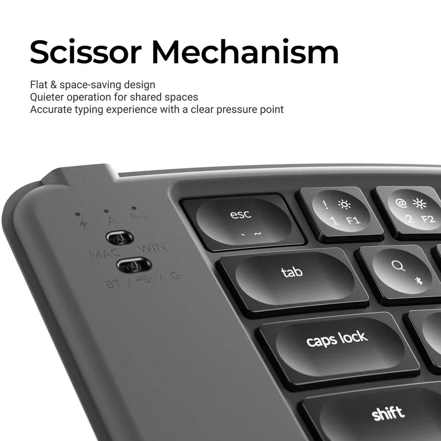 Keychron B11 Pro 超薄型ワイヤレス折りたたみキーボード