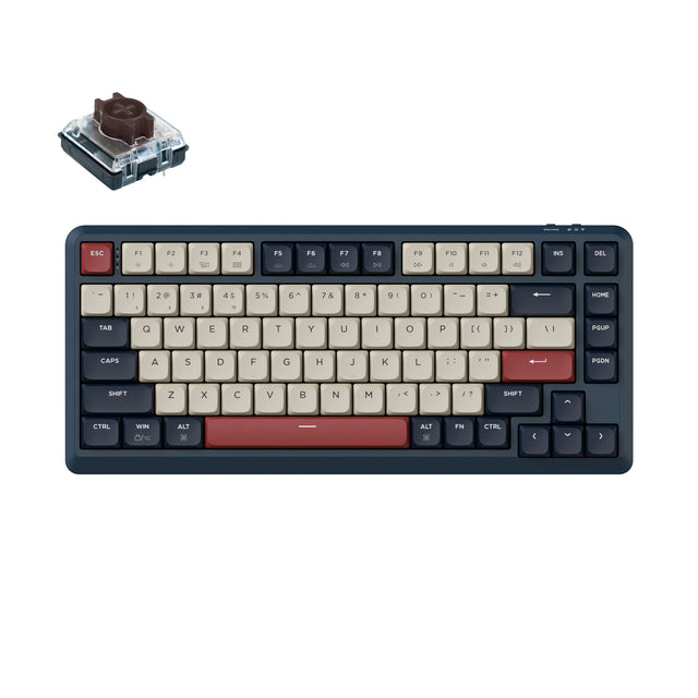 Keychron J1 QMK ワイヤレス メカニカルキーボード (US ANSI 配列)