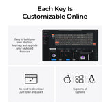 Keychron K10 HE 無線磁気スイッチカスタムキーボード 日本語配列