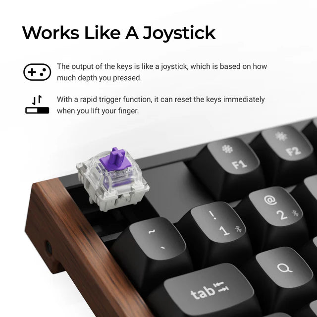 Keychron K10 HE 無線磁気スイッチカスタムキーボード 日本語配列