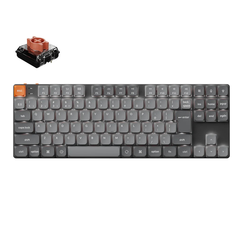 Keychron K1 Max QMK/VIA ワイヤレス カスタム メカニカルキーボード｜日本語配列 かな刻印なし