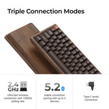 Keychron K2 HE 無線磁気スイッチカスタムキーボード  All-Wood Special Edition