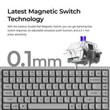 Keychron K2 HE ワイヤレス磁気スイッチカスタムキーボード - コンクリートエディション