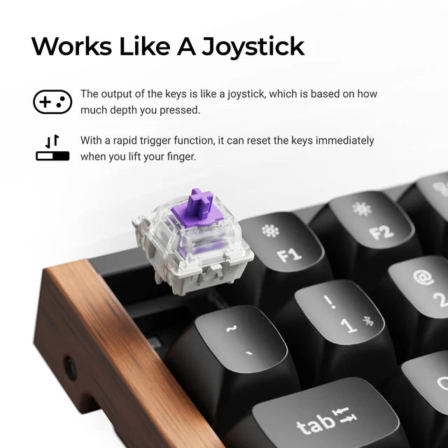 Keychron K4 HE 無線磁気スイッチカスタムキーボード 日本語配列