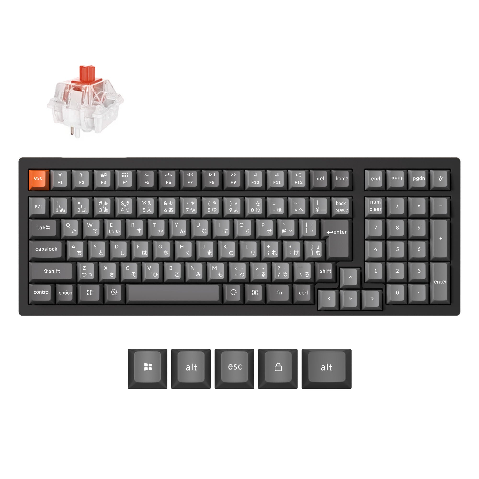 Keychron K4 Max QMK 無線メカニカルキーボード (JIS配列）