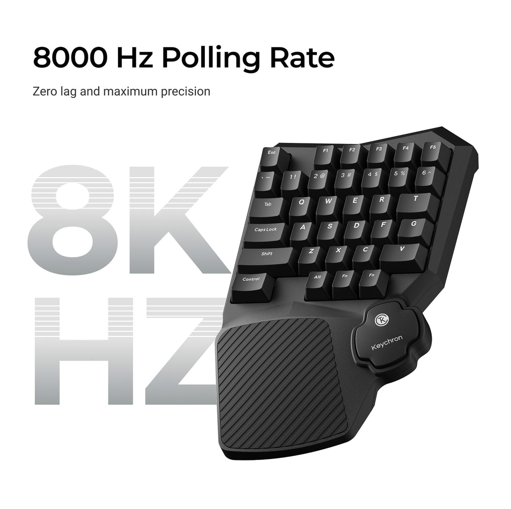 Keychron C0 HE 有線 左手デバイス 磁気スイッチ ゲーミングキーボード