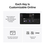Keychron C0 HE 有線 左手デバイス 磁気スイッチ ゲーミングキーボード