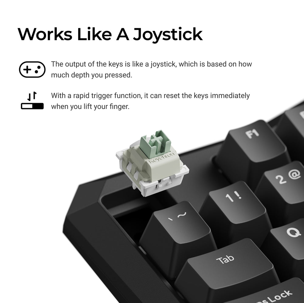 Keychron C0 HE 有線 左手デバイス 磁気スイッチ ゲーミングキーボード