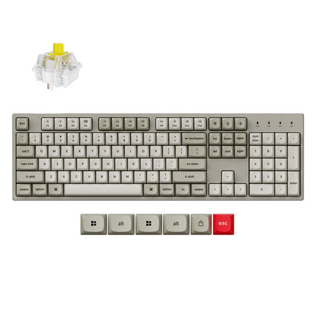 Keychron C2 Pro 8K QMK 有線カスタムメカニカルキーボード（US ANSI 配列）