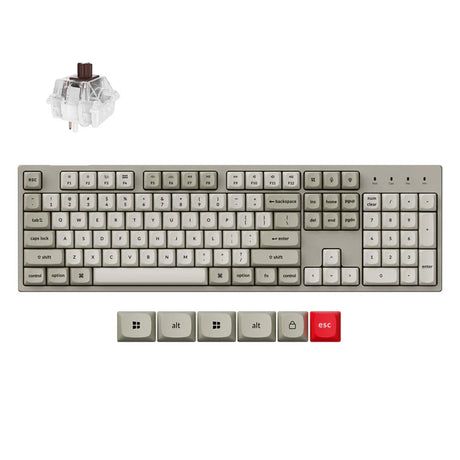 Keychron C2 Pro 8K QMK 有線カスタムメカニカルキーボード（US ANSI 配列）