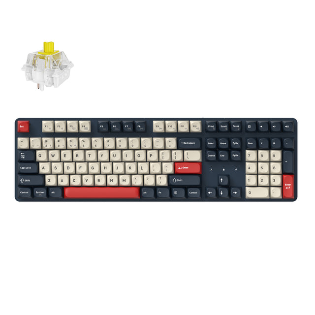 Keychron J5 QMK ワイヤレス メカニカルキーボード (US ANSI配列)