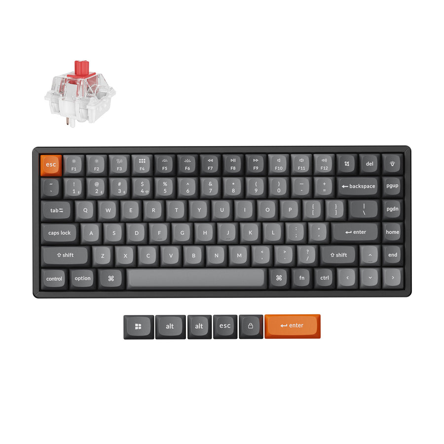 Keychron K15 Max (Aliceレイアウト) QMK ワイヤレスカスタム