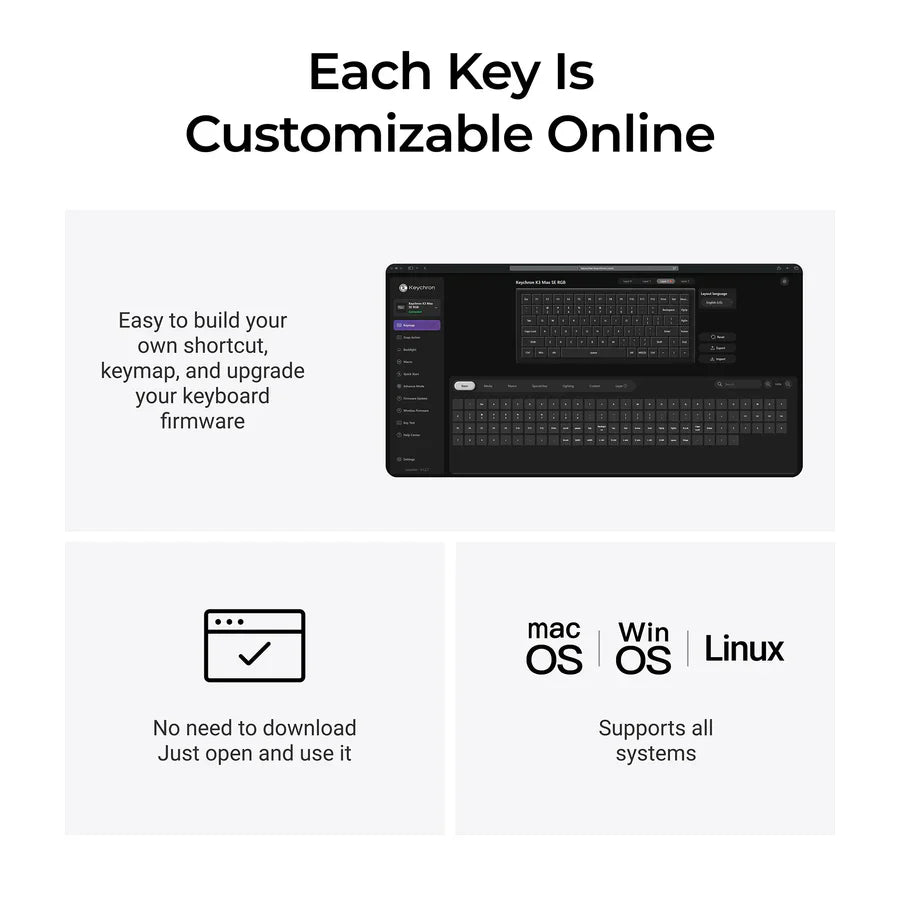 Keychron K3 Max SE QMK ワイヤレスカスタムメカニカルキーボード