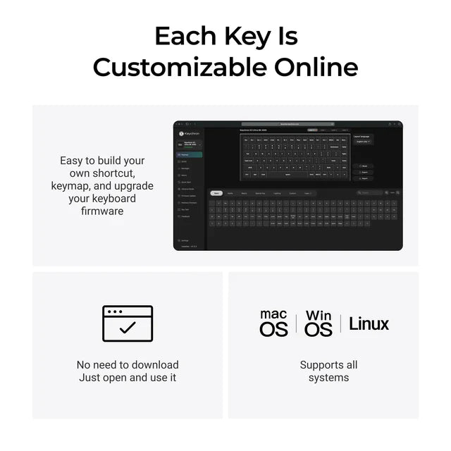 Keychron K3 Ultra 8K ワイヤレスカスタムメカニカルキーボード