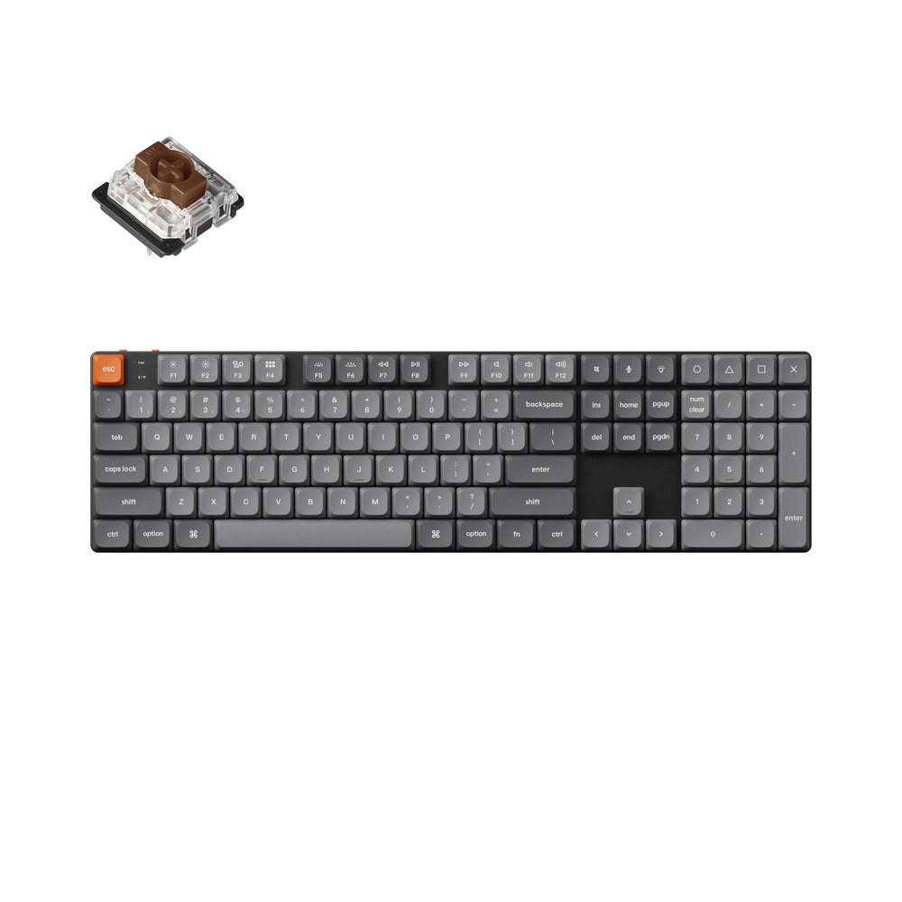 Keychron K5 Max QMK/VIA ワイヤレス カスタム メカニカルキーボード 