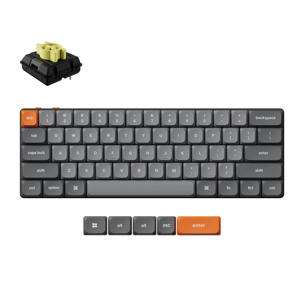 Keychron K9 Max QMK VIA  薄型ワイヤレスメカニカルキーボード｜US ANSI Keyboard