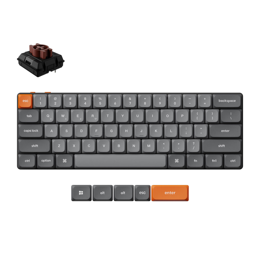 Keychron K9 Max QMK VIA  薄型ワイヤレスメカニカルキーボード｜US ANSI Keyboard