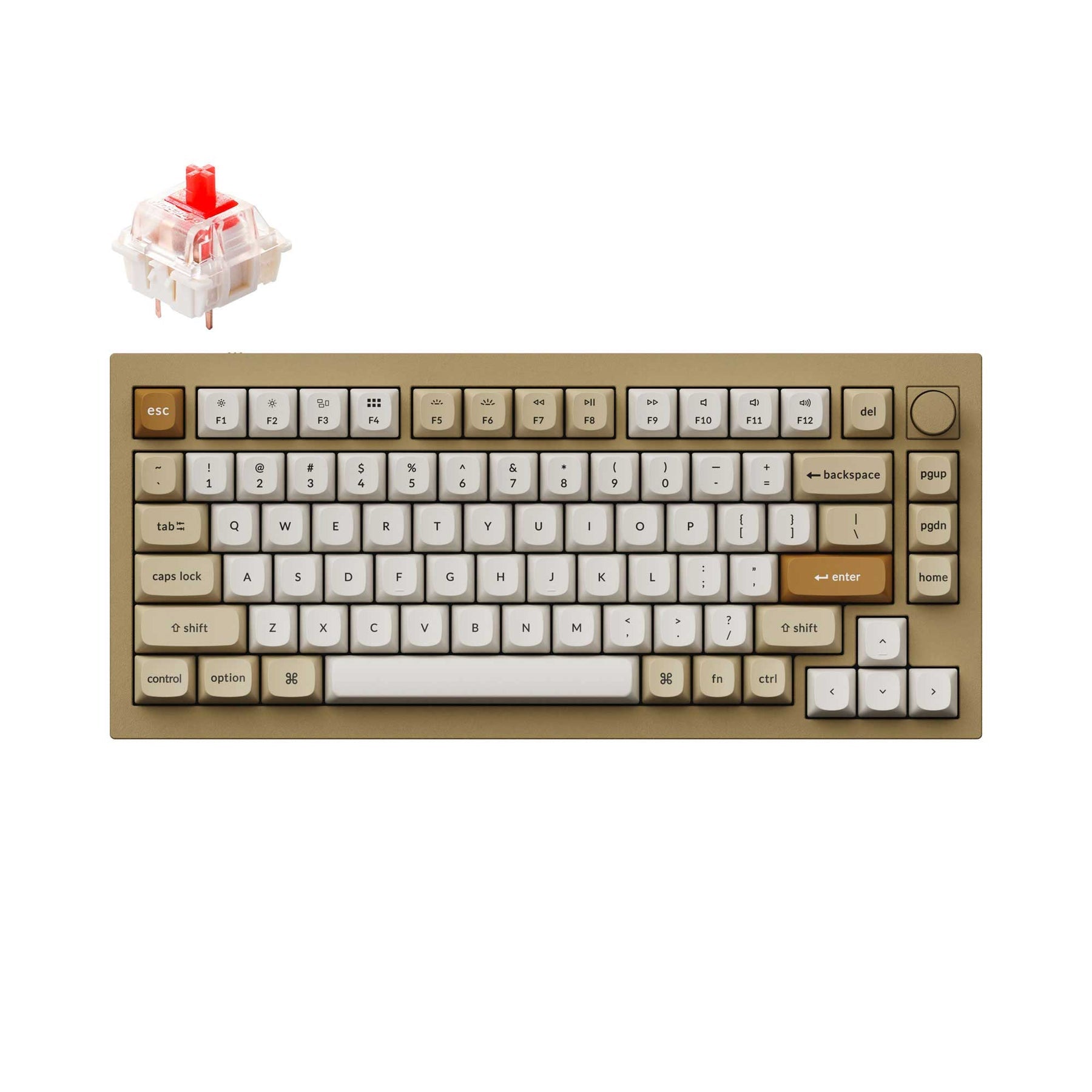 Keychron Q1 QMK カスタム メカニカル キーボード - バージョン 2（US ANSI 配列）