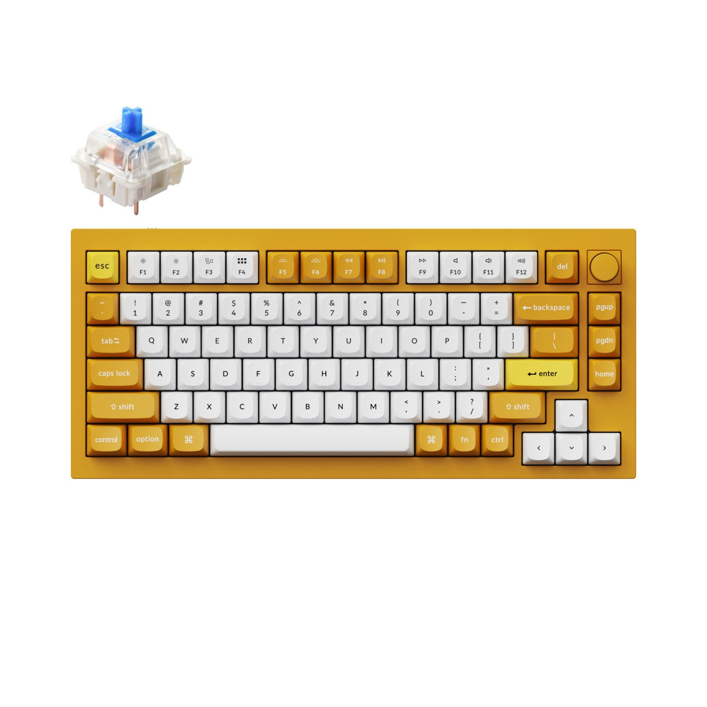 Keychron Q1 QMK カスタム メカニカル キーボード - バージョン 2（US ANSI 配列）