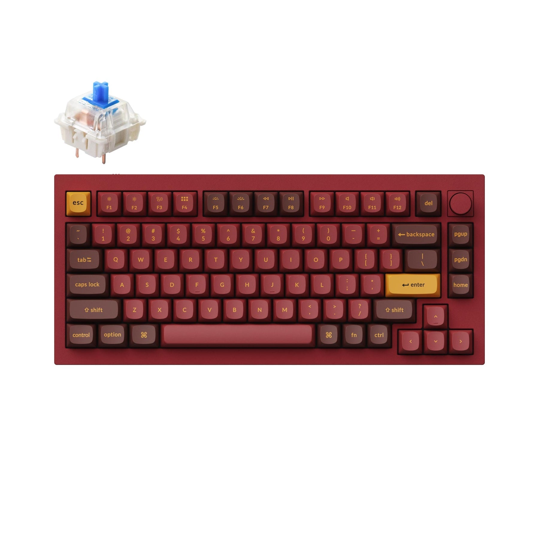 Keychron Q1 QMK カスタム メカニカル キーボード - バージョン 2（US ANSI 配列）