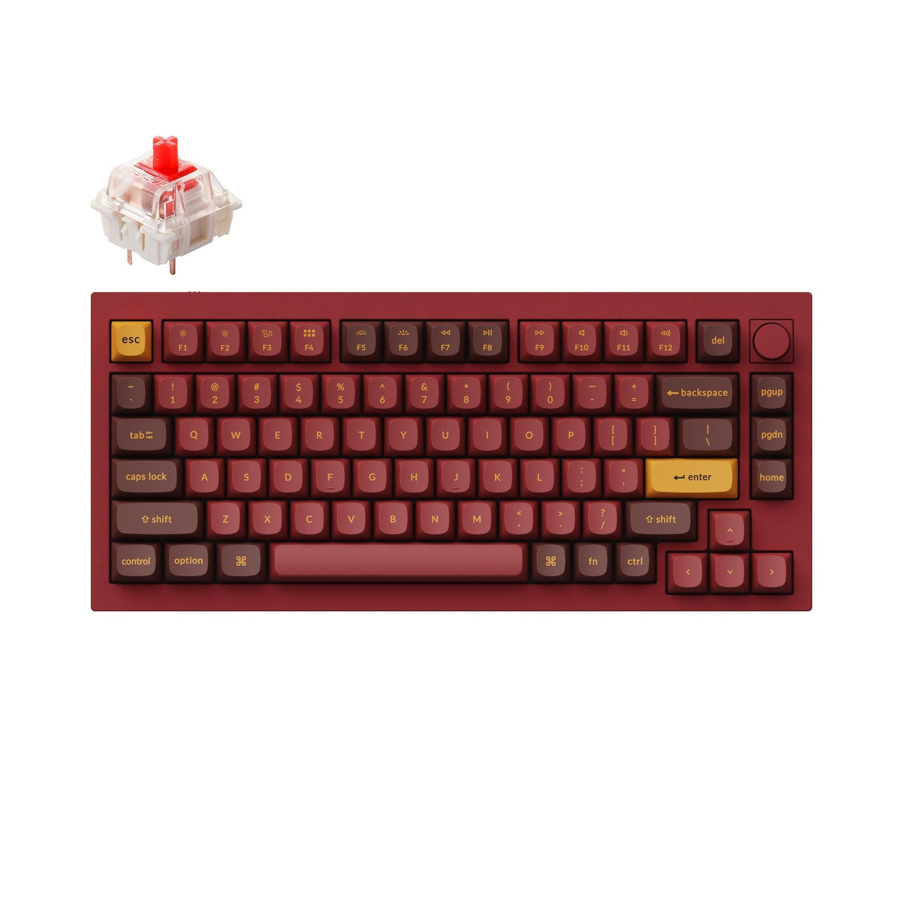 Keychron Q1 QMK カスタム メカニカル キーボード - バージョン 2（US ANSI 配列）